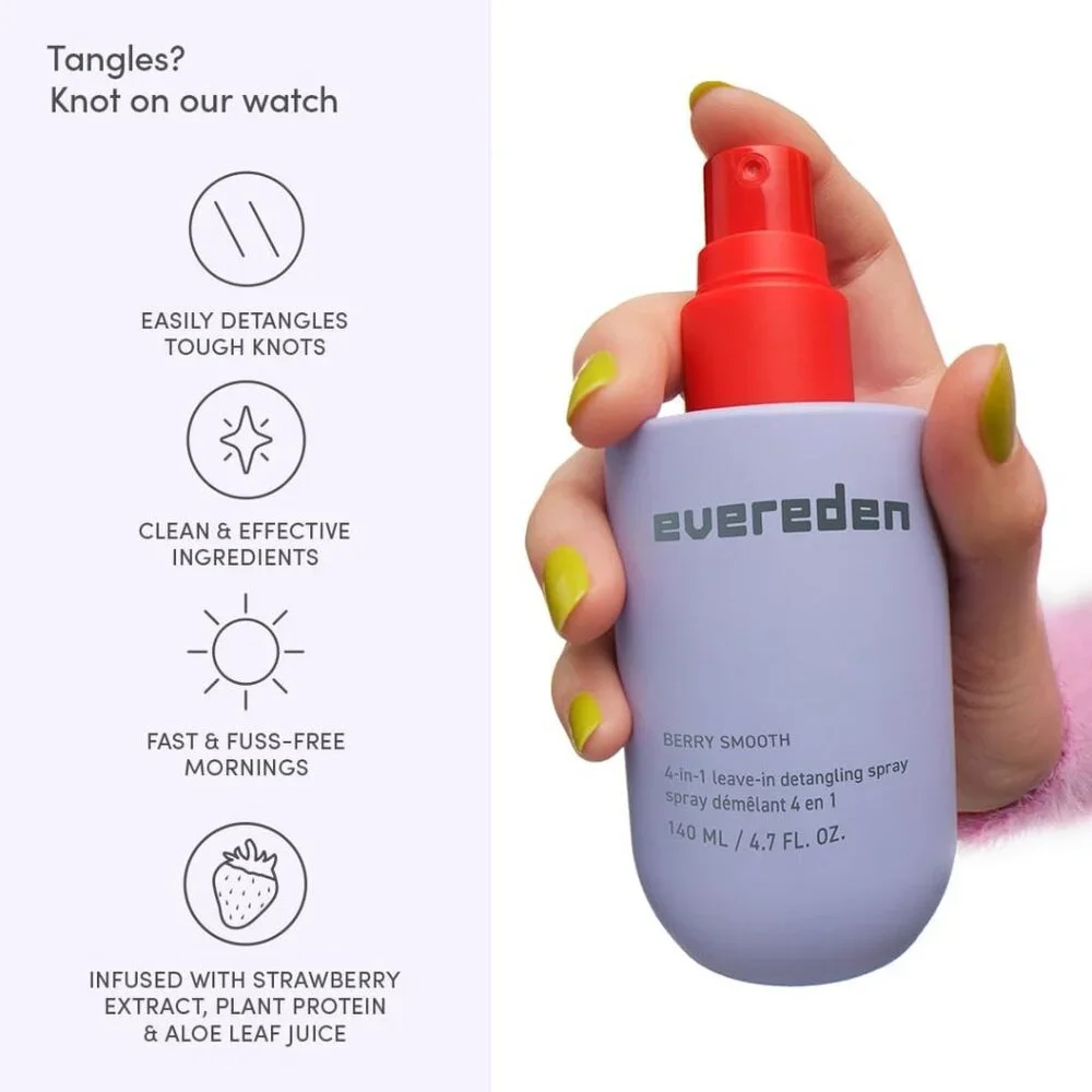 Kids Detangler Spray: 4-in-1 Leave-In Spray | Detangle, Moisturize, Improve Mana